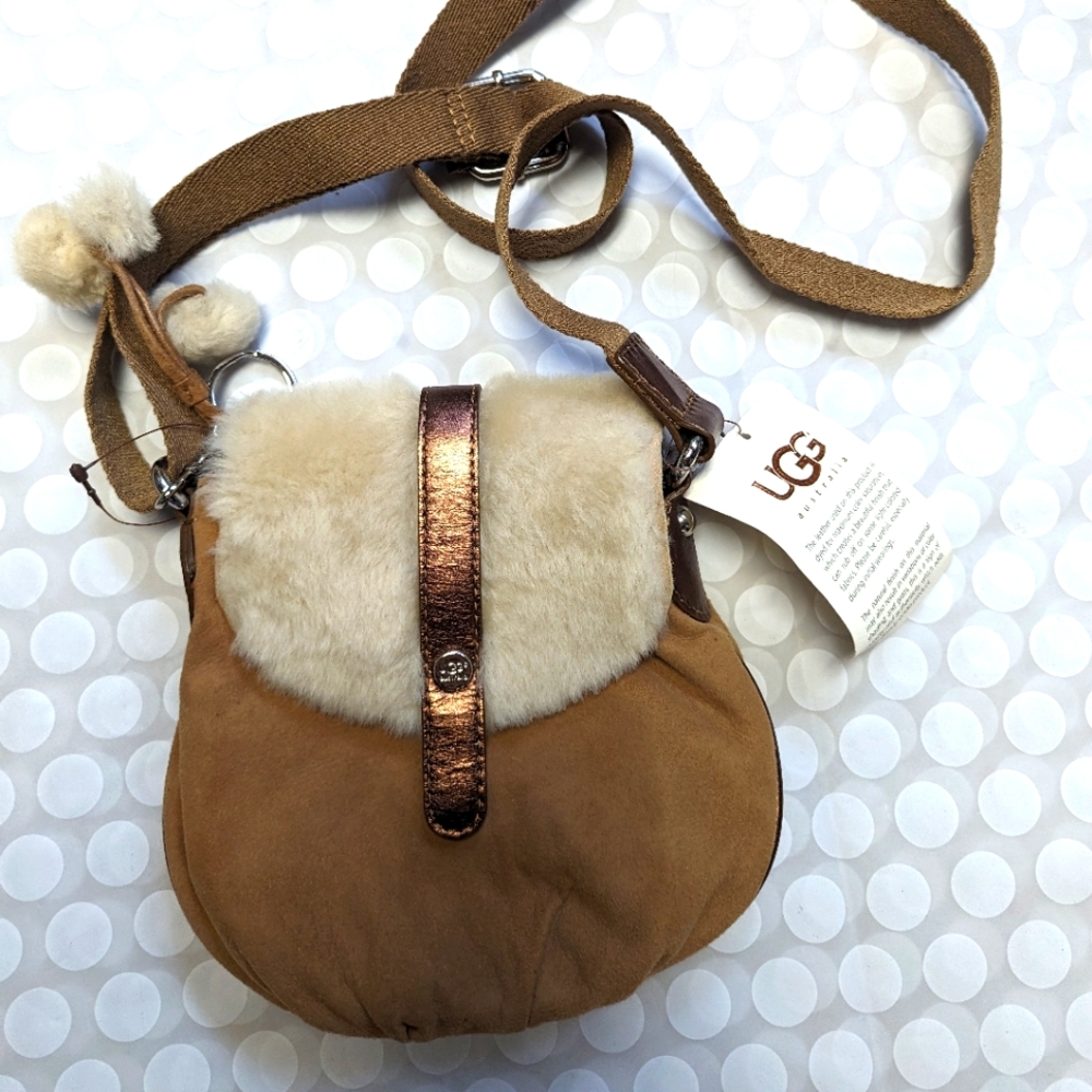 NWT Ugg crossbody purse shearling